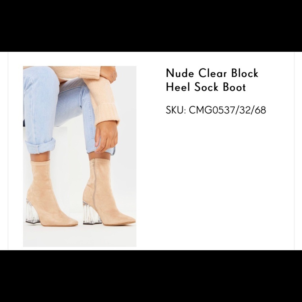 Tan booties